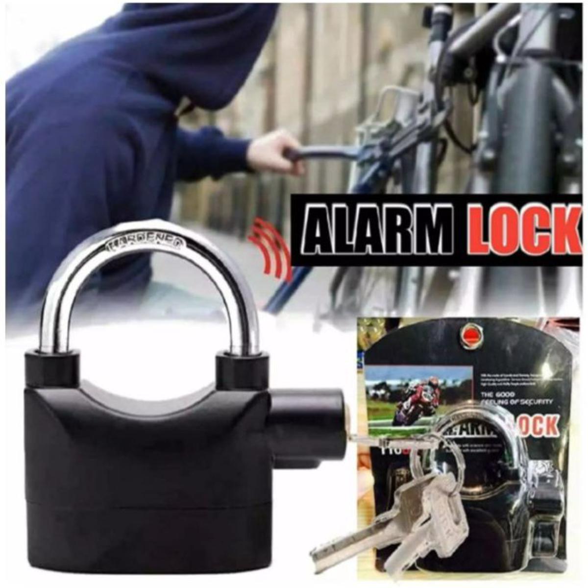 Waterproof Siren Alarm Lock for Motorcycle Long Beam Bike Bicycle