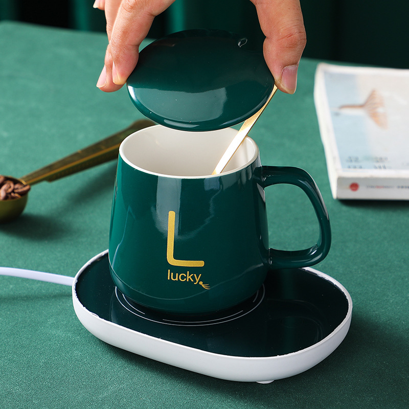 Electric Ceramic Coffee Mug Set